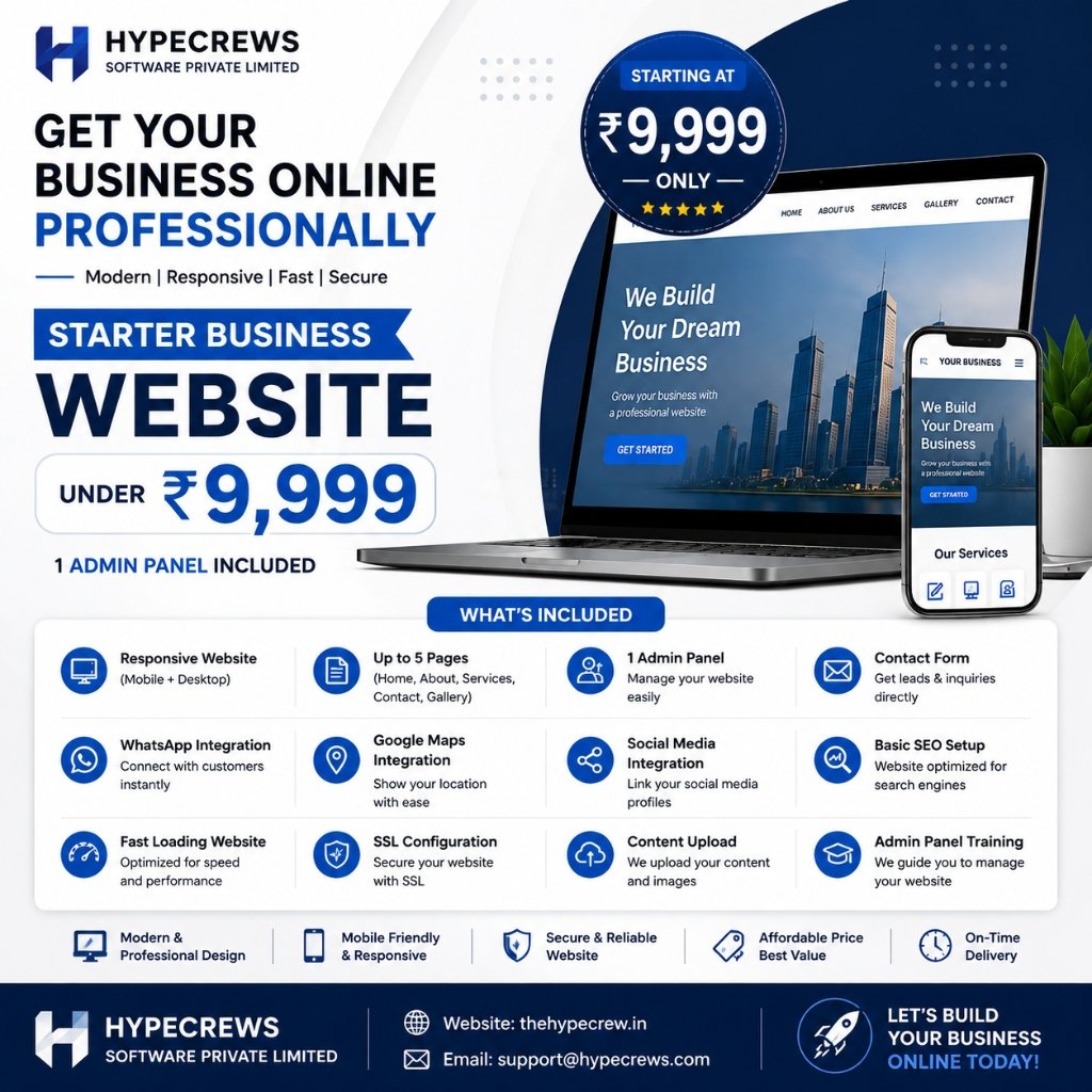 Starter Business Website Offer